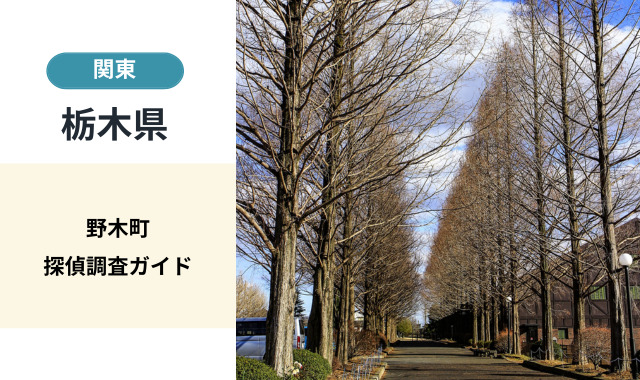 栃木県野木町探偵