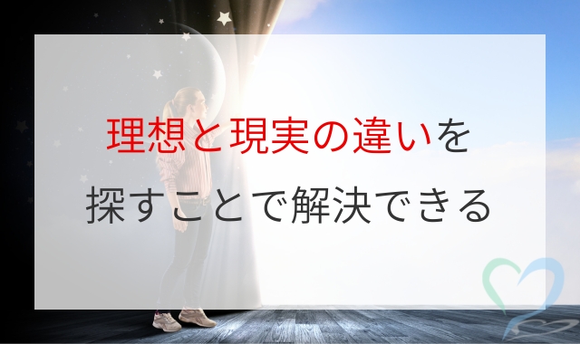 理想と現実の違いを探す