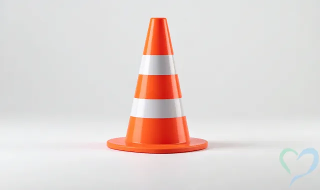 カラーコーン・看板で物理的に防止する